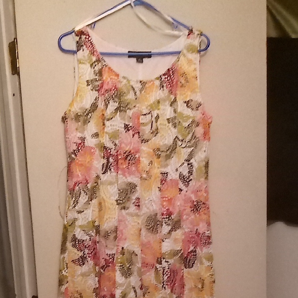Perceptions Multicolor Floral Midi Dress